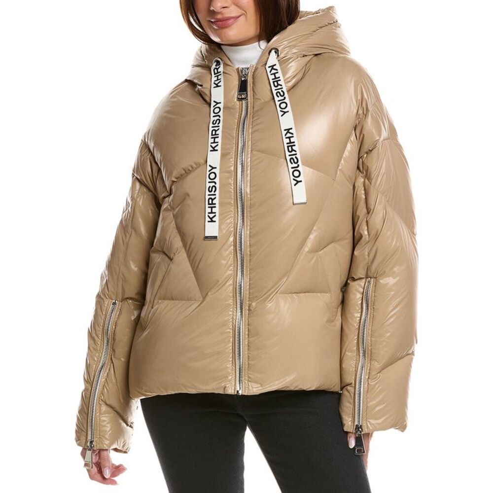 Khrisjoy Womens  Khris Shiny Down Jacket, Gold